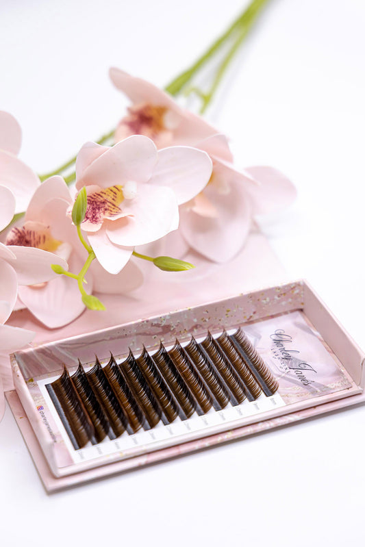 Brown Russian Lash Extension 0.07mm